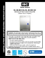 Предварительный просмотр 1 страницы IBC SL 40-399 G3 Installation And Operating Instructions Manual