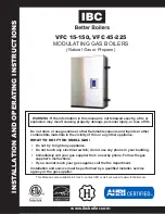 Предварительный просмотр 1 страницы IBC VFC 15-150 Installation And Operating Instructions Manual