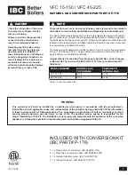 IBC VFC 15-150 Operating Instructions Manual preview