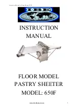 IBE 650F Instruction Manual предпросмотр