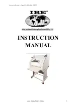 Предварительный просмотр 1 страницы IBE FSM750 Instruction Manual