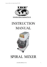 IBE KL125P Instruction Manual preview