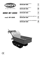 IBEA IBT-3000 User And Maintenance Manual предпросмотр