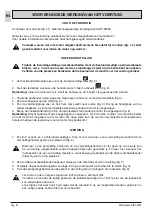 Preview for 32 page of IBEA IBT-3000 User And Maintenance Manual