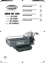 Предварительный просмотр 1 страницы IBEA IBT 500 Series User And Maintenance Manual