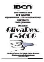 IBEA OlivaRex E-5000 User Manual preview