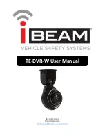 iBeam TE-DVR-W User Manual preview