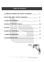 Preview for 3 page of iBell Tools ED10-30/06-91 Operator'S Manual