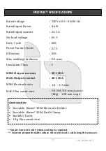 Предварительный просмотр 8 страницы iBell Tools IBL M200-105 Operator'S Manual