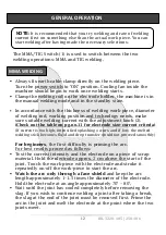 Preview for 13 page of iBell Tools IBL T220-105 Operator'S Manual