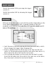 Предварительный просмотр 12 страницы iBell Tools MS06-16 Operator'S Manual