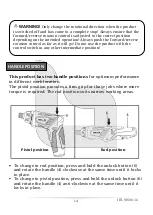 Предварительный просмотр 14 страницы iBell Tools MS06-16 Operator'S Manual