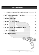 Preview for 2 page of iBell Tools SD10-86 Operator'S Manual