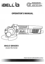 Предварительный просмотр 1 страницы iBell AG10-70 Operator'S Manual