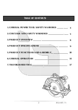 Preview for 3 page of iBell CS85-71 Operator'S Manual