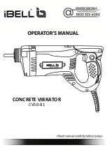 Preview for 1 page of iBell CV50-81 Operator'S Manual