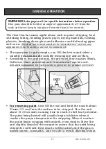 Preview for 12 page of iBell HG20-82 Operator'S Manual