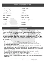 Предварительный просмотр 9 страницы iBell IBL SG60-26 Operator'S Manual