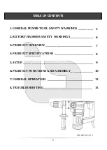 Preview for 3 page of iBell RH28-101 Operator'S Manual