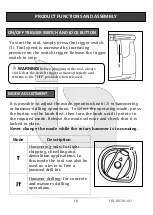 Preview for 11 page of iBell RH28-101 Operator'S Manual