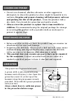 Preview for 15 page of iBell RH28-101 Operator'S Manual