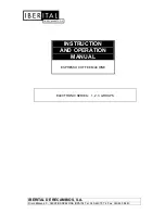 Предварительный просмотр 1 страницы Iberital 1 series Operation Manual