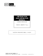 Iberital 2 Groups Instruction And Operation Manual preview