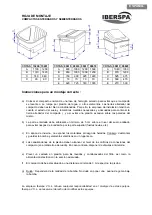 Preview for 1 page of Iberspa 15260 Assembly Sheet