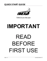 Preview for 1 page of IBEX TX45 Quick Start Manual