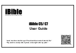 Preview for 1 page of iBible C5 User Manual