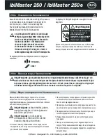 Preview for 47 page of ibico ibiMaster 250 Instruction Manual