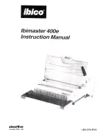 ibico Ibimaster 400e Instruction Manual preview