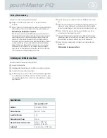 Preview for 8 page of ibico pouchmaster pq Instruction Manual