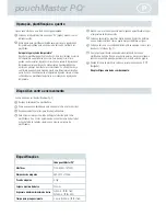 Preview for 16 page of ibico pouchmaster pq Instruction Manual