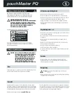 Preview for 17 page of ibico pouchmaster pq Instruction Manual