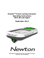 iBike Newton+ Operating Instructions Manual preview