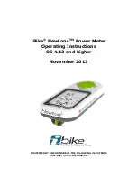 iBike Newton+ Operating Instructions Manual preview