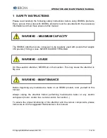 Preview for 3 page of IBIOM Instruments ECHO-FLEX 4400 Operation And Maintenance Manual