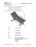 Предварительный просмотр 3 страницы IBIOM Instruments ECHO-FLEX 5002 Operation Manual