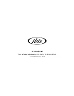 ibis Bicycle Instruction Manual preview