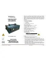 Предварительный просмотр 1 страницы Ibiza Pro LAS5000RGB User Manual