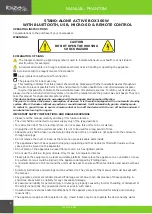 Предварительный просмотр 2 страницы Ibiza sound 10-5584 Instruction Manual