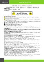 Предварительный просмотр 22 страницы Ibiza sound 10-5584 Instruction Manual