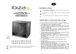 Preview for 1 page of Ibiza sound 15-2160 Manual