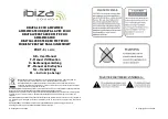 Preview for 1 page of Ibiza sound 15-6002 User Manual