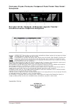 Preview for 2 page of Ibiza sound AMP300USB-BT Instruction Manual