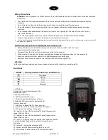 Preview for 2 page of Ibiza sound BT12A User Manual