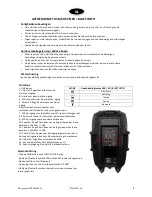 Preview for 8 page of Ibiza sound BT12A User Manual