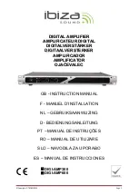 Ibiza sound DIGI-AMP300 Instruction Manual preview