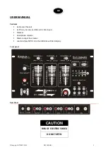 Preview for 2 page of Ibiza sound DJ21USB-MKII Owner'S Manual